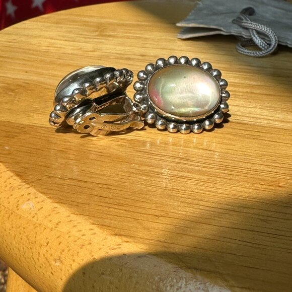 Stephen Dweck Sterling Silver Opalescent Earrings - Picture 6 of 6